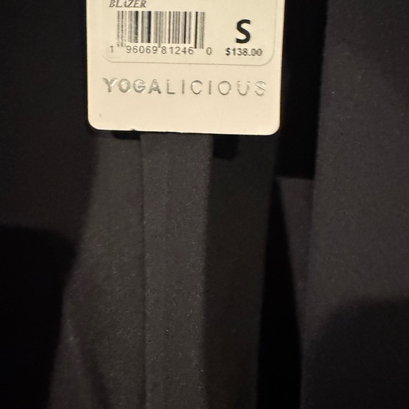 Yogalicious navy blueish/black blazer. Size small nwt - Picture 8 of 11